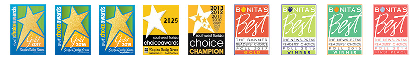Real Estate awards over several years
